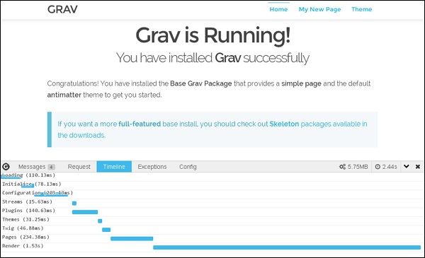 Grav Debugging & Logging