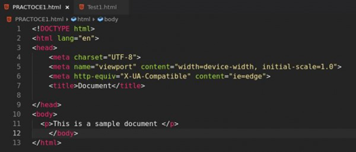 VSCode - HTML Editor