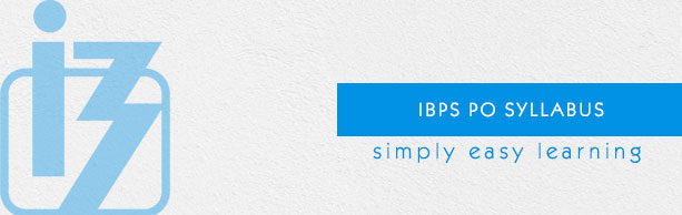 IBPS PO Syllabus