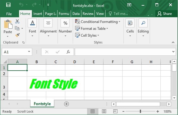 Font Style