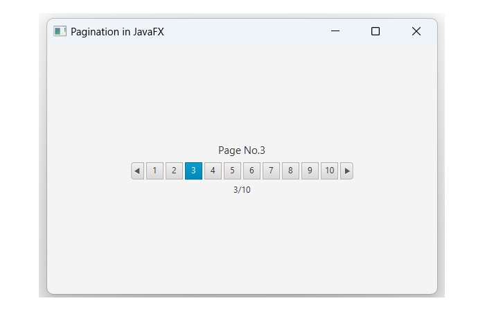 Pagination Output2