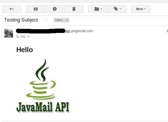 JavaMail API Send Email With Inline Images