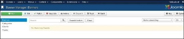 joomla Component Menu