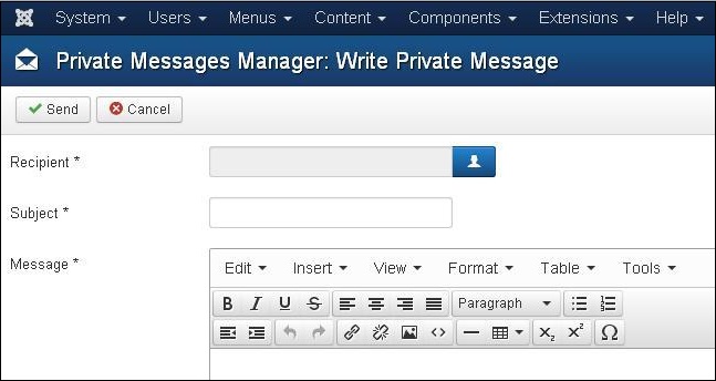 Joomla Private Messages