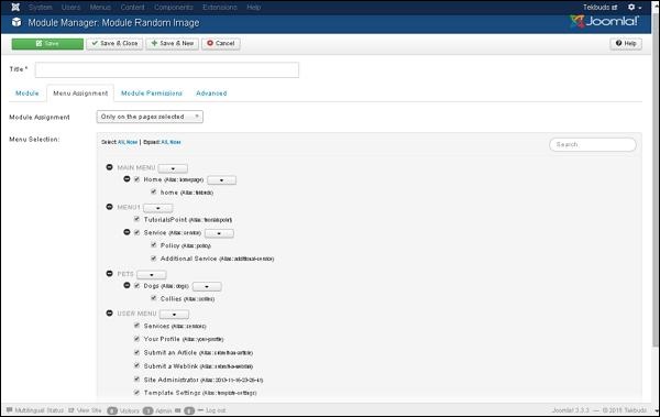 Joomla Random Image Module