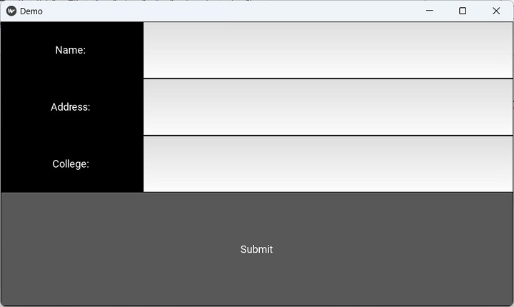 Kivy Grid Layouts Submit