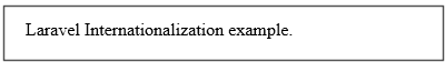 Laravel Internationalization
