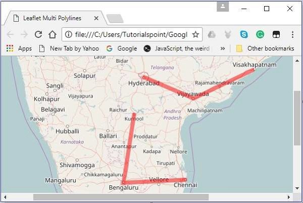 Multi-Polyline Map