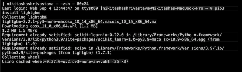 Pip Install LightGBM