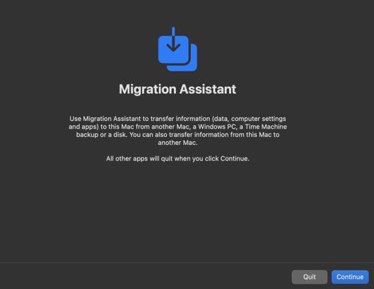 Migration Assistant not Working 2