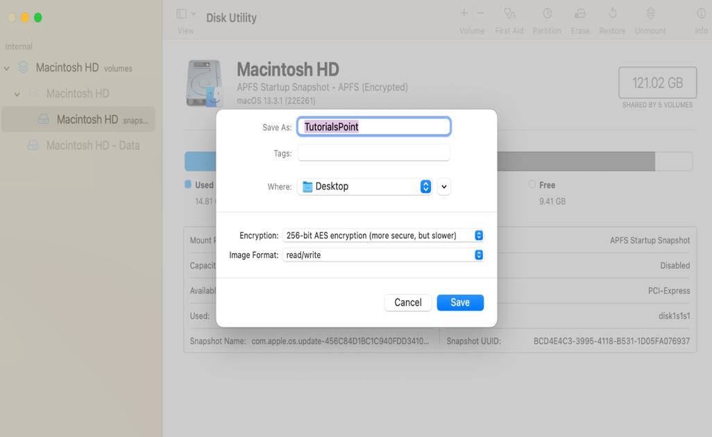 Password Protect a Folder on MacBook - Step 3