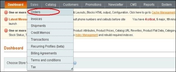 Magento Create Orders