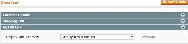 Magento Setup Check Out Options