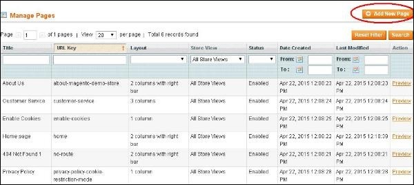 Magento Setup