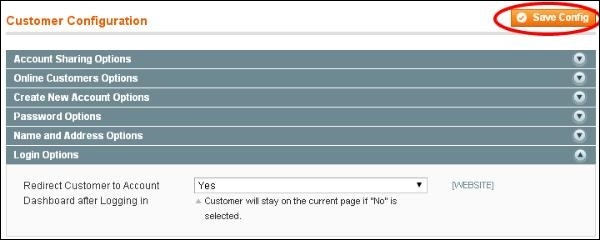 Magento Setup Customer