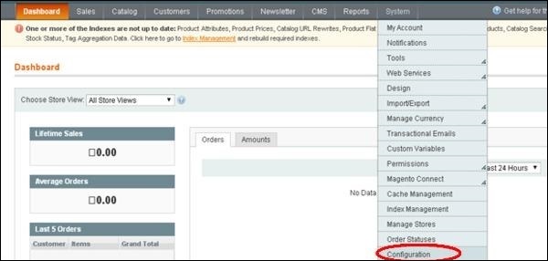 Setup Google Analytics