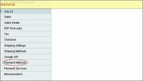 Magento Setup Payment Methods