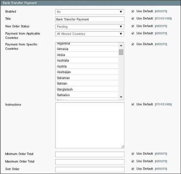 Magento Setup Payment Plans