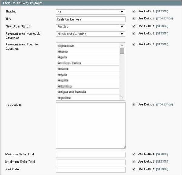 Magento Setup Payment Plans