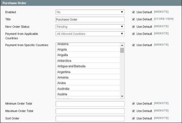 Magento Setup Payment Plans