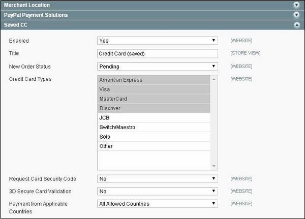 Magento Setup Payment Plans