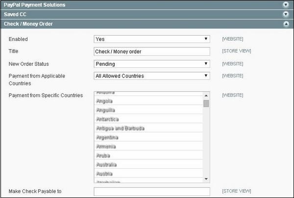 Magento Setup Payment Plans