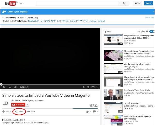 Magento Setup Youtube Videos