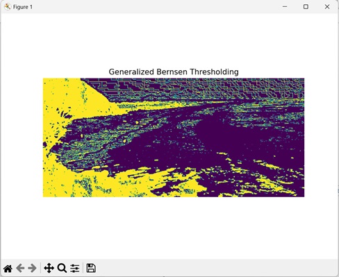 Generalized Bernsen Thresholding1