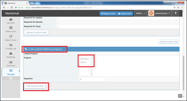 Link Custom Field