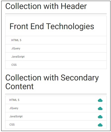 Front End Technologies