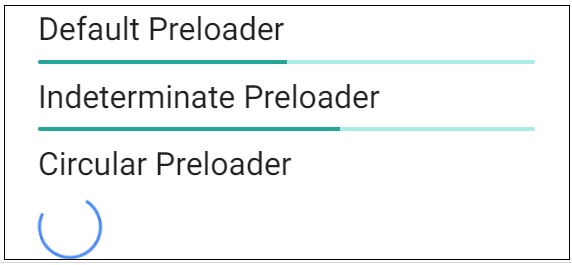 Materialize Preloader