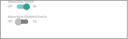Materialize Switch