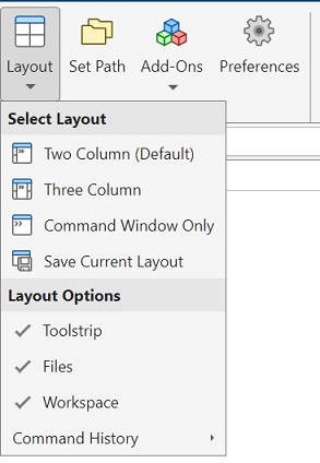 layout options