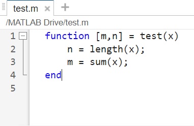 matlab test file