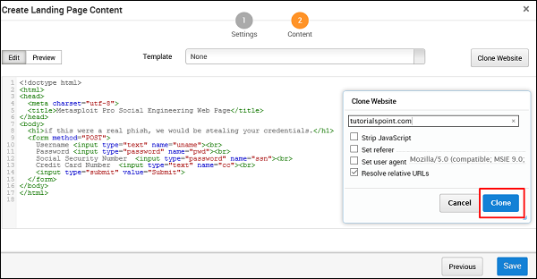 Clone Website