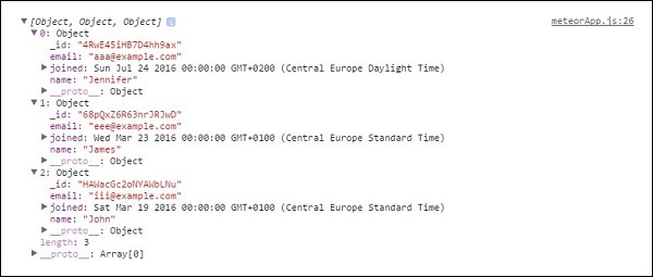 Meteor Sorting Email