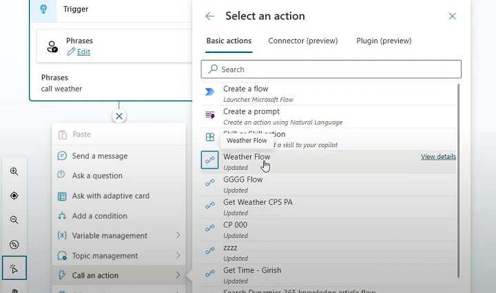 Creating a Flow in Power Automate