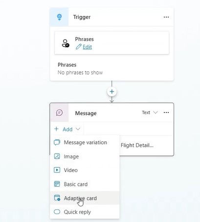 Integrating the Adaptive Card in Copilot Studio