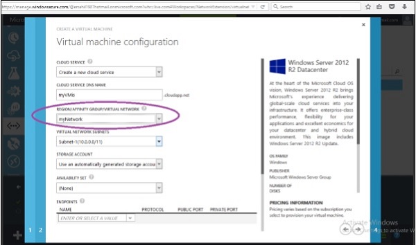 Connecting Virtual Network