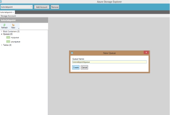 Queue Storage Explorer