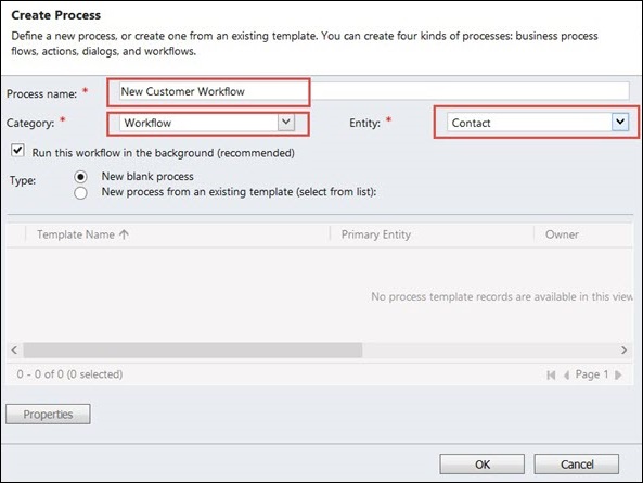 Mscrm Create Workflow Step 3
