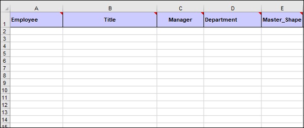 Excel Spreadsheet