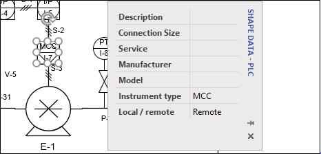 Shape Data Pane