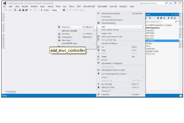 Add MVC Controller