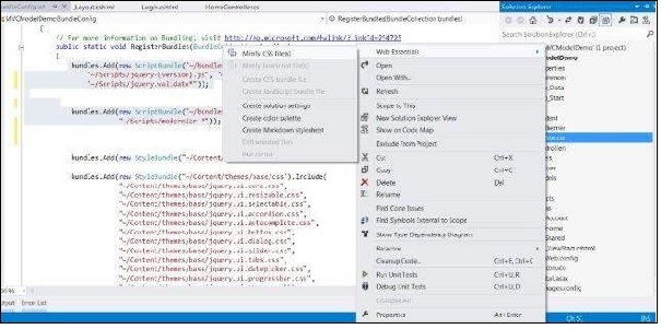 MVC Bundling Minify