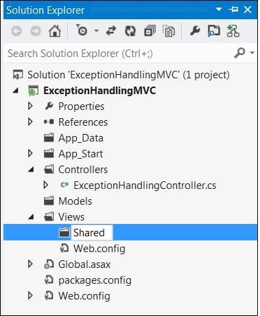 MVC Error Handling