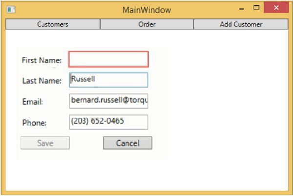 MVVM Dependency Injection MainWindow2