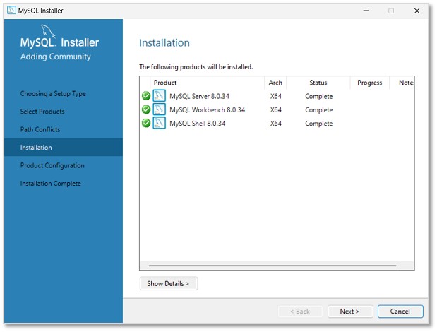 MySQL Installation