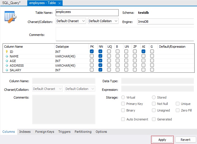 mysql