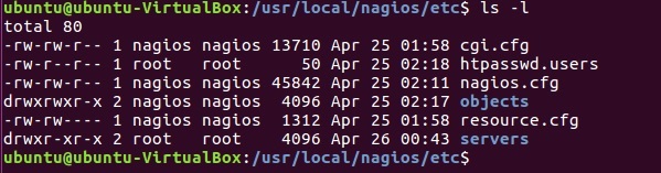 Nagios configuration